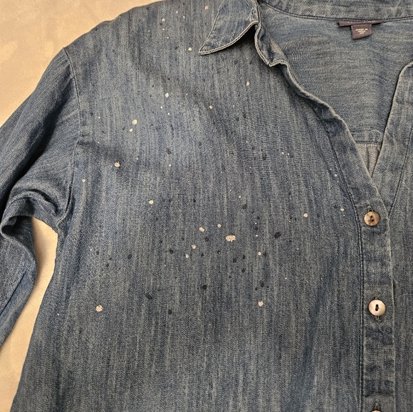 J Jill denim top - Picture 3 of 9